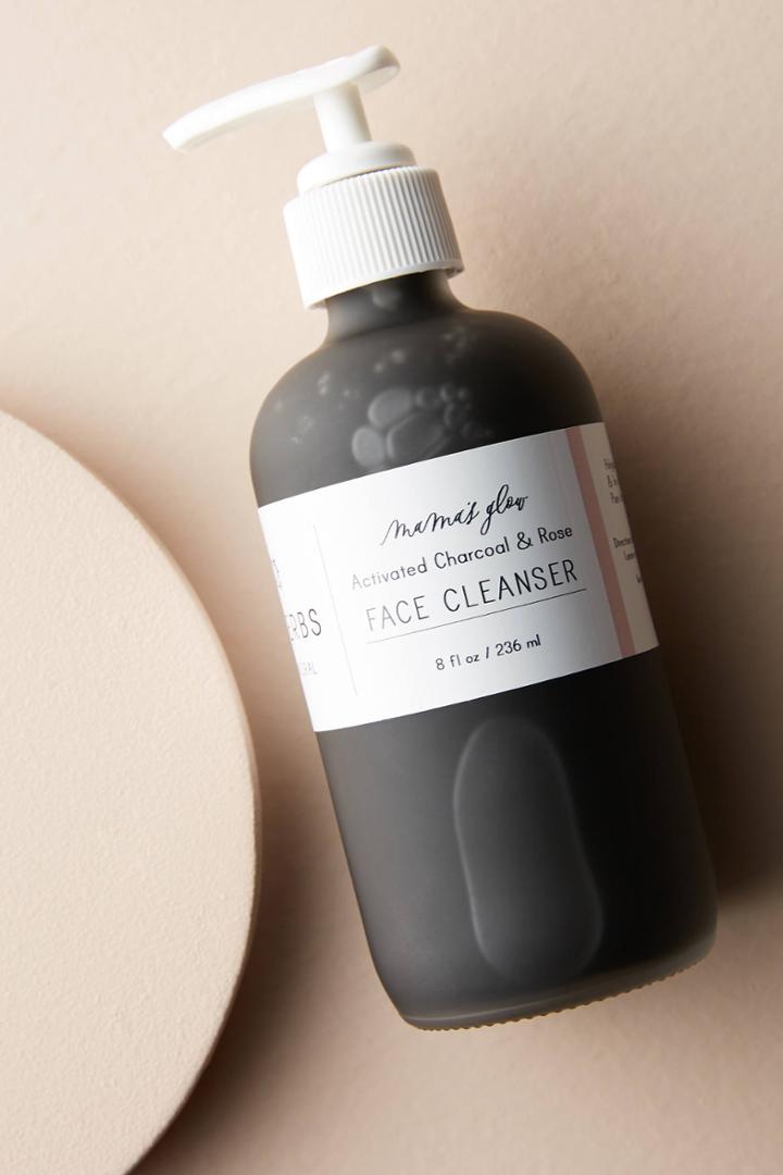 Min-erbs Mama's Glow Activated Charcoal & Rose Face Cleanser U00a0