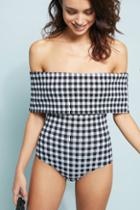 Beach Riot Kinney Off-the-shoulder One-piece Swimsuit