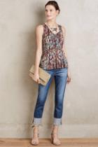 Anthropologie Ag Stevie Low-rise Cuff Jeans