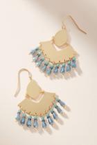 Anthropologie Chrissi Fringed Drop Earrings