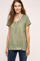 Anthropologie Washed Scoop Tee