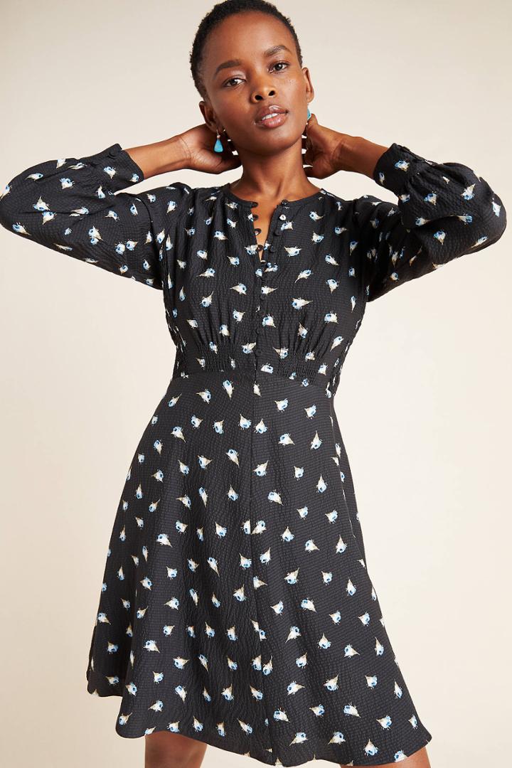 La Vie By Rebecca Taylor Amara Silk Mini Dress