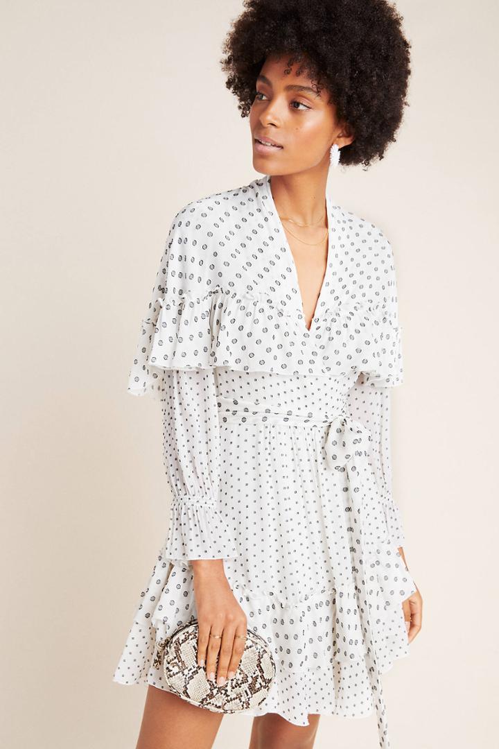 Diane Von Furstenberg Martina Ruffled Mini Dress
