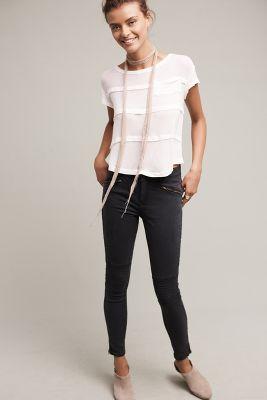 Pilcro Serif Sateen Mid-rise Legging Jeans