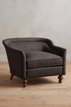 Anthropologie Linen Holloway Armchair