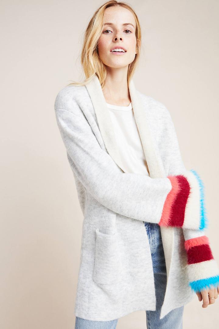 Maude Vivante Flore Colorblocked Cardigan