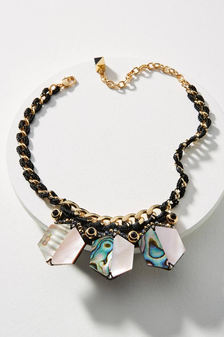 Nocturne Shun Shell Collar Necklace