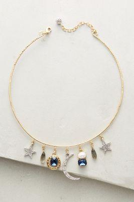 Anthropologie Astronomy Charm Choker