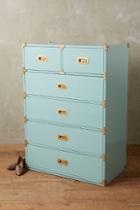 Anthropologie Lacquered Wellington Six-drawer Dresser