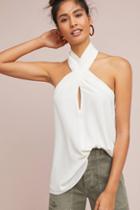 Anthropologie Leandra Silk Halter Top