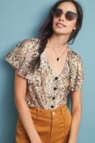 Eva Franco Willow Snake-printed Blouse