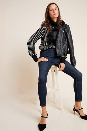 Pilcro And The Letterpress Pilcro High-rise Moto Denim Leggings