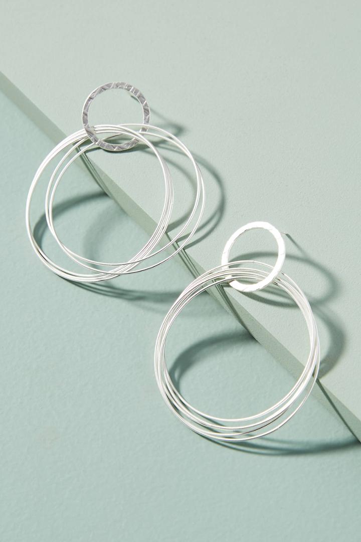 Anthropologie Interlocked Drop Earrings