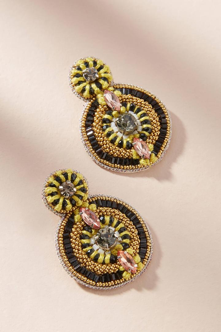 Anthropologie Spin Drop Earrings