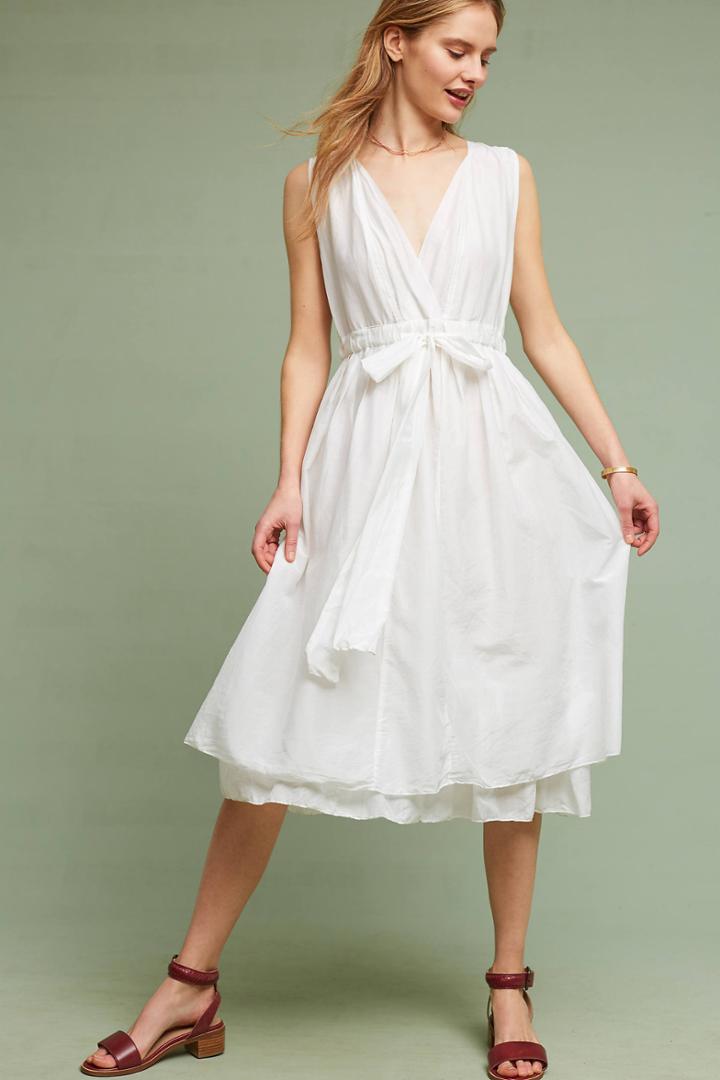 Cp Shades Julietta Deep-v Midi Dress