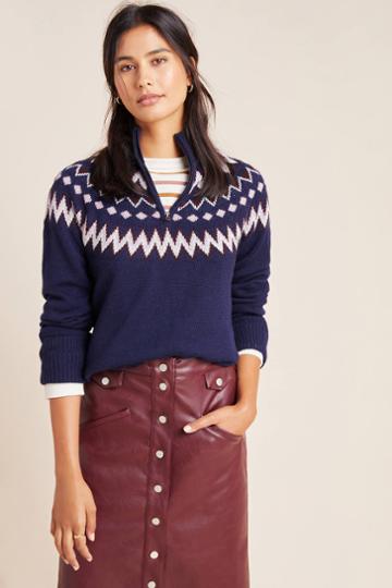 The Kept Bridey Quarter-zip Sweater