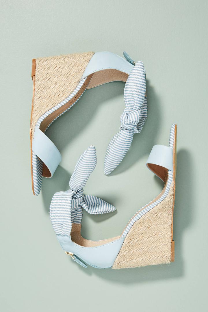 Raphaella Booz Bow Wedge Sandals