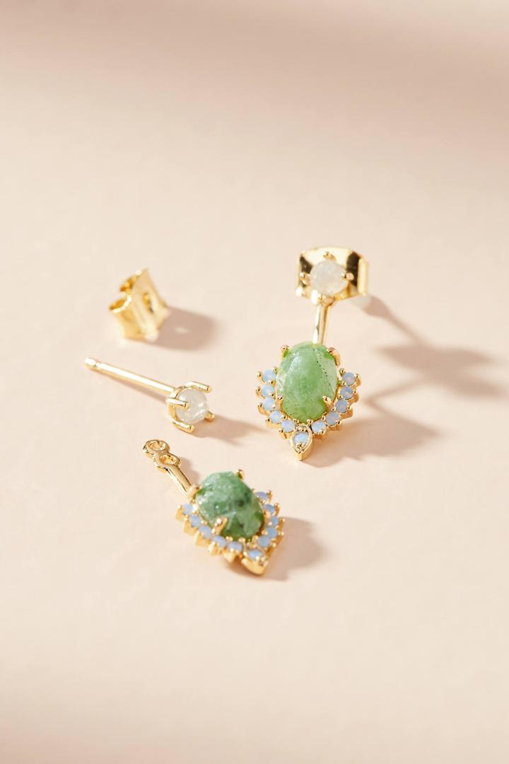 Anthropologie Nicolette Front-back Earrings