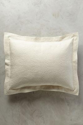 Peacock Alley Vienna Sham Ivory Standard Shams Bedding