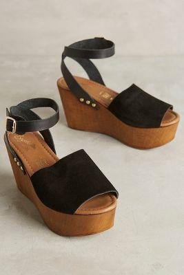 Seychelles Forward Platform Wedges Black