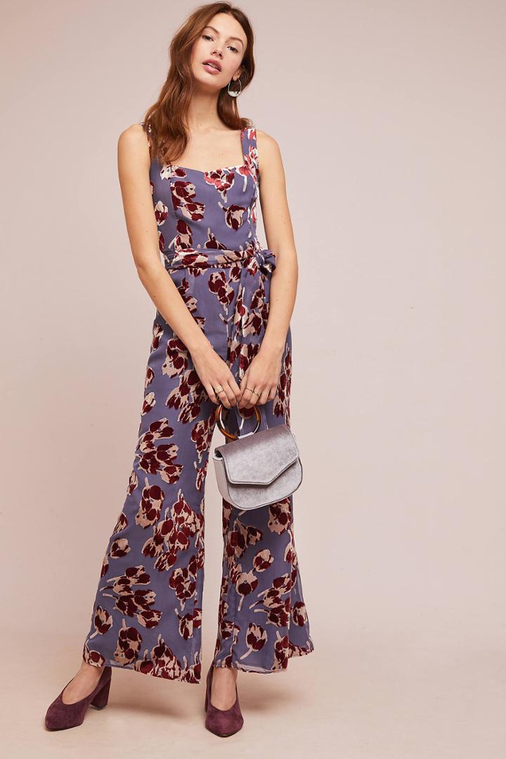 Moulinette Soeurs Velvet Burnout Jumpsuit