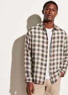 Vince Twill Multi Plaid Long Sleeve