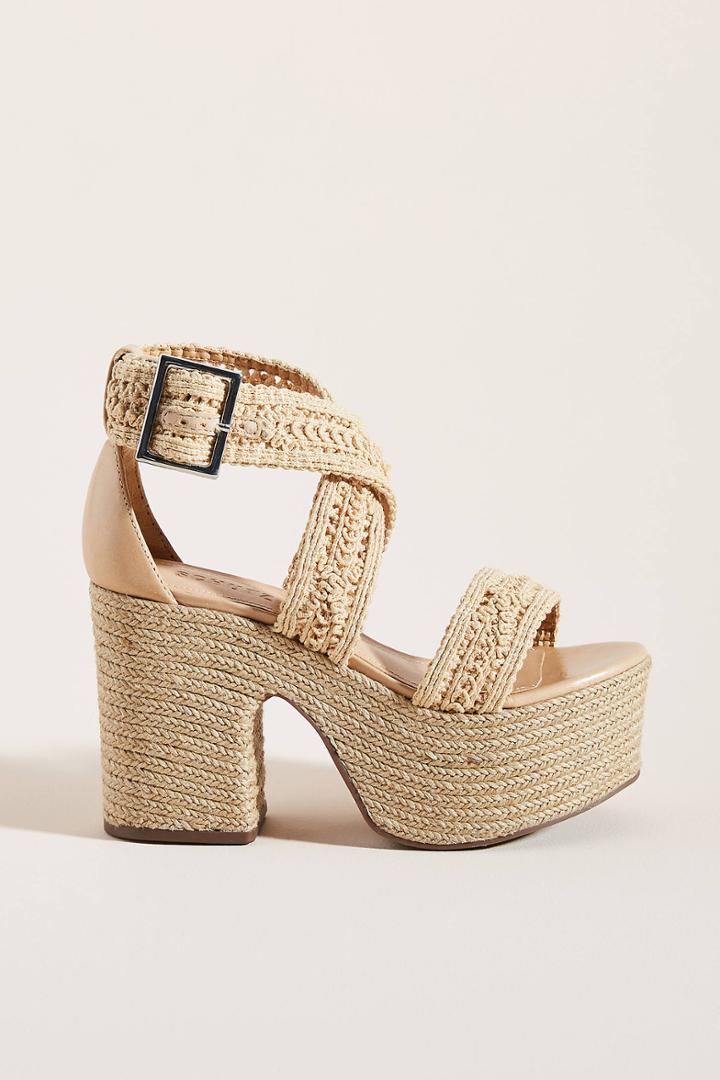 Schutz Platform Espadrille Heels