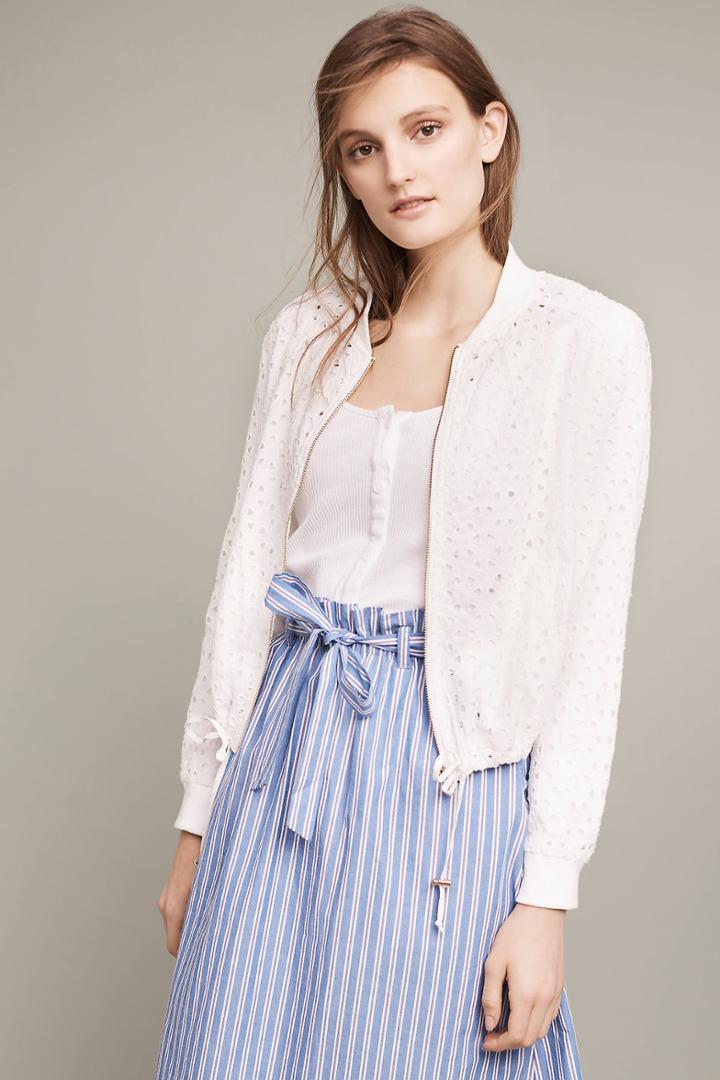 Hazel Gwyneth Eyelet Bomber