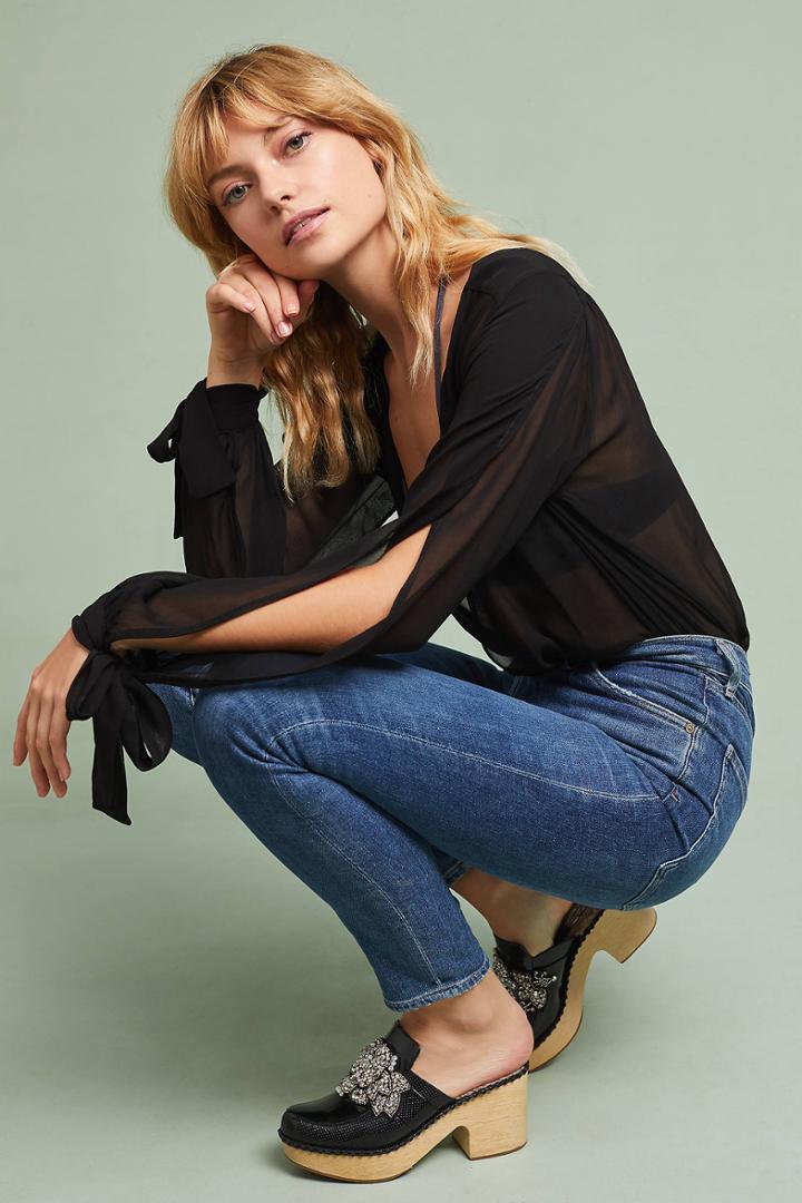 Ottod'ame Ultimo Tie-sleeve Bodysuit