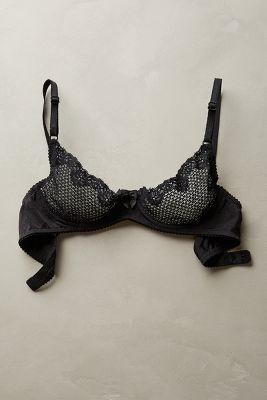 Timpa Duet Lace Underwire Demi Bra Black