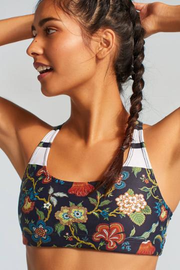 Poprageous Aurora Floral Sports Bra