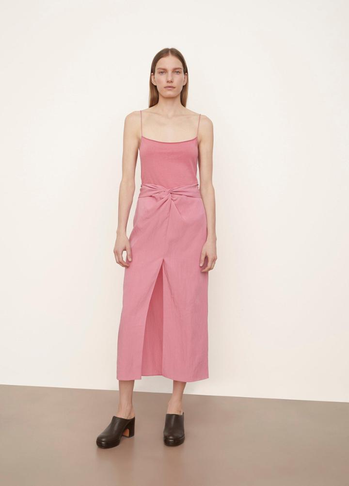 Vince Draped Knot Skirt