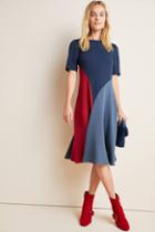 Anthropologie Emelina Colorblocked Mini Dress