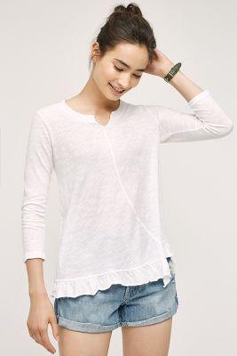 Left Of Center Medora Ruffle Top