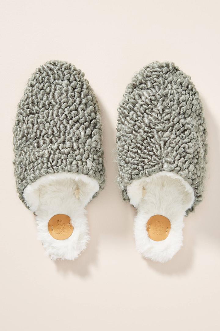 Far Away From Close Avery Wool Slippers