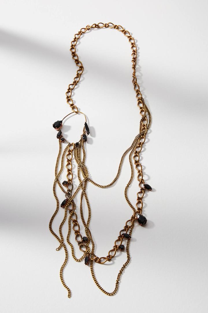 Alba Bijoux Circled Chains Necklace