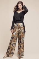 Hemant & Nandita Blooming Jacquard Wide-leg Trousers