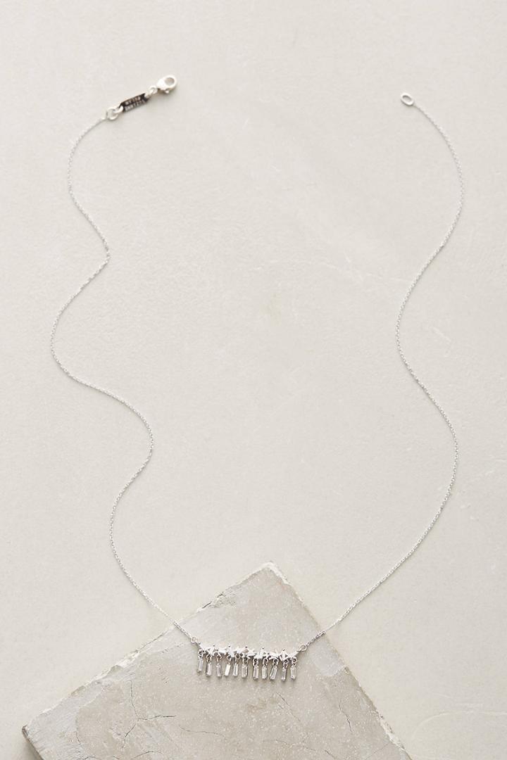 Suzanne Kalan Diamond Bar Pendant Necklace
