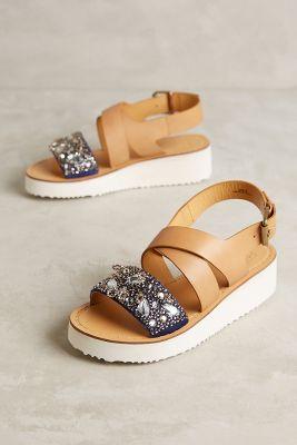 Jasper & Jeera Nijar Sandals Navy