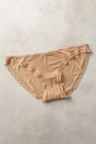 Calvin Klein Underwear Lace-lined Bikini Beige