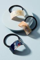 Anthropologie Clouded Rectangle Pony Holder Set