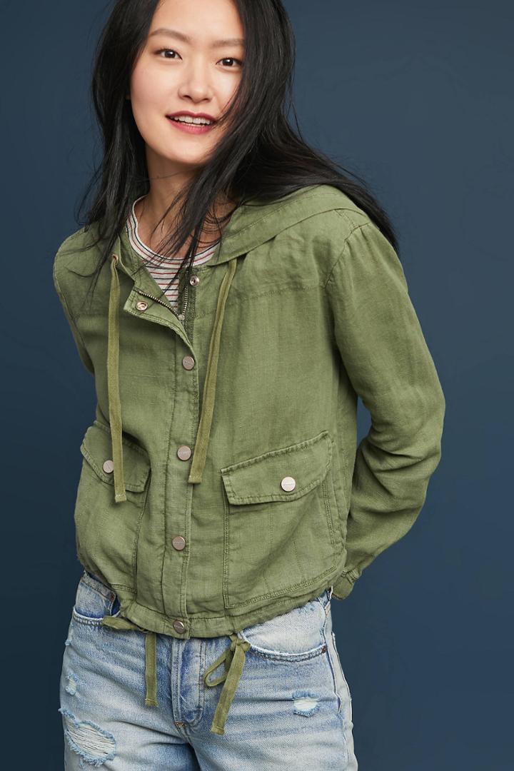 Sanctuary Nova Linen Utility Jacket
