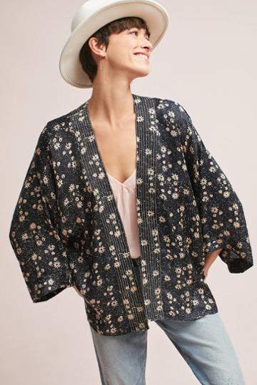 Anthropologie Danielle Floral Kimono