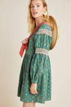 Ro & De Isabetta Puff-sleeved Tunic Dress