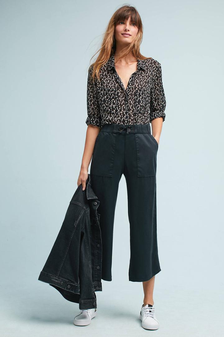Marrakech Lace-up Cropped Pants