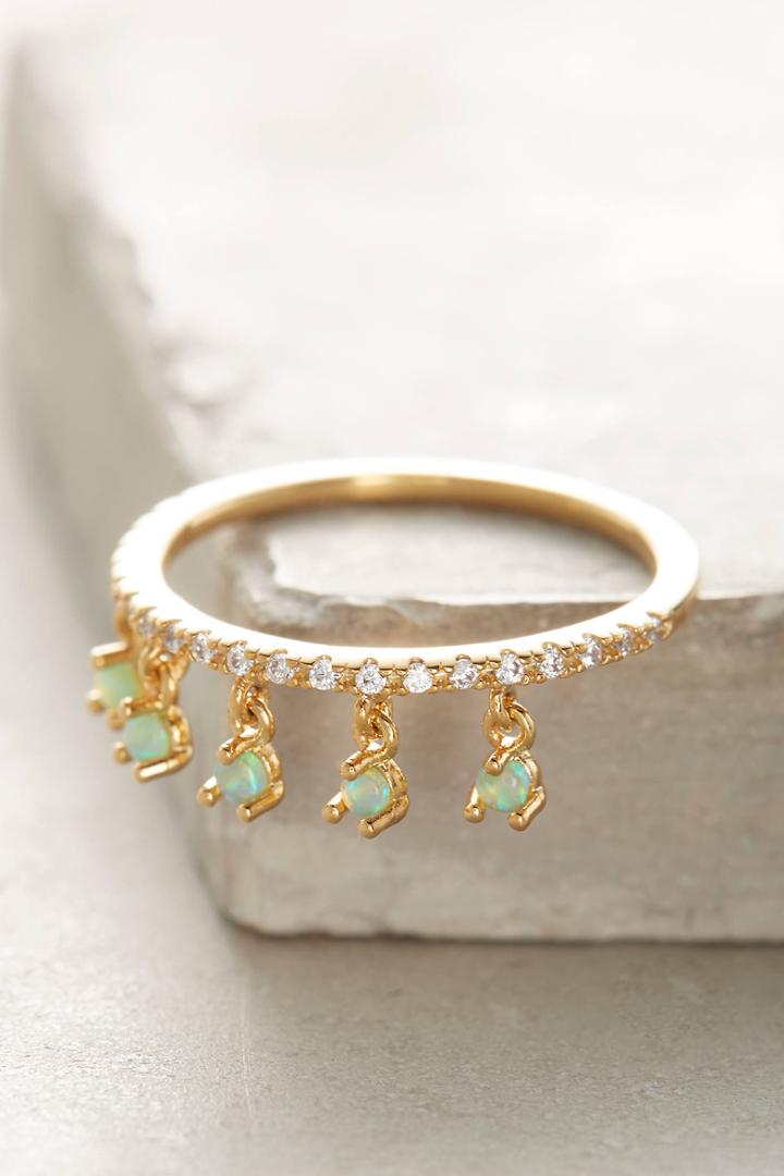Anthropologie Dangling Opal Ring