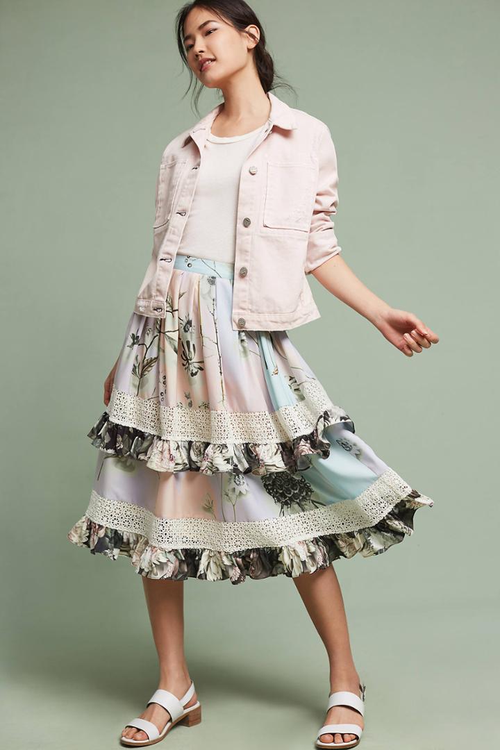 Varun Bahl Dionna Ruffle Skirt
