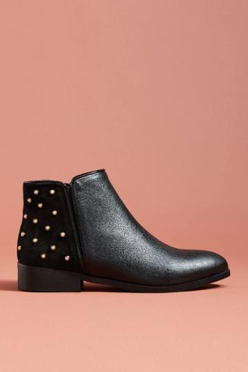 Elysess Pearl-studded Booties