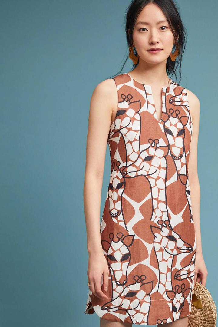 Corey Lynn Calter Giraffe Shift Dress