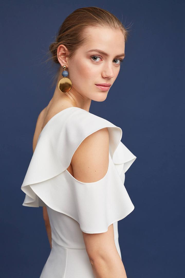 Black Halo Evelyn One-shoulder Dress